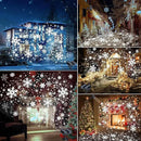 Snowflake Christmas Projector, LED Snow Lamp with Timer for Indoor/Outdoor Decor by GreenHaven Gardens
