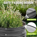 WORKPRO 3Pcs 2x2x1ft Galvanized Raised Garden Bed Set, Rust & Corrosion Protection, Easy Assembly, Safe Edge, Ideal for Vegetables & Flowers, Black by GreenHaven Gardens