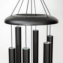 Corinthian Bells by Wind River - 30 inch Black Wind Chime for Patio, Backyard, Garden, and Outdoor Decor (Aluminum Chime) Made in The USA by CozyNest Decor