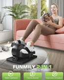FUNMILY Under Desk Elliptical Machine, Large LCD Ellipse Leg Exerciser as Seen on TV, While Sitting for Seniors/Adults, 100% Pre-Assembled Exercise Equipment with Remote & Magnetic Storage by CozyNest Decor