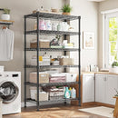REIBII 6-Tier Metal Shelving Unit Storage Shelves, Sturdy Wire Shelving Adjustable Deep Pantry Shelves Load 800LBS Storage Rack for Kitchen Pantry Closet, Keep Organized, 2 Pack by TinyTreasures Baby Boutique