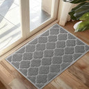 Door Mat Outdoor, 24x36, Welcome Mats for Entryway, Front Doormat for Home Entrance, Indoor Floor Mat, Durable, Non-Slip, Boot Scraper, Catches Muddy and Dirt(Grey) by CozyNest Decor
