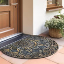 CHICHIC Entrance Door Mat Large 24 x 36 Inch Entry Way Doormat Front Door Rugs Outdoors Heavy Duty Welcome Mat Non Slip Rubber Back Low Profile for Garage, Patio, High Traffic Area, Grey by CozyNest Decor