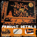 Umigy 6 Pcs Halloween Placemats 12"x18" Gothic Bat Placemats Kitchen Decoration Washable Witch Place Mats Rectangle Skull Table Mats for Halloween Dining Table Accessories(Black Orange Style) by CozyNest Decor