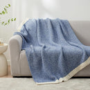 Snuggle Sac Blue Throw XL Blanket 50x70,Super Soft Warm Blankets Oversized Throw Knit Blankets Fuzzy Plush Blanket, Royal Blue, 50x70 inches by TinyTreasures Baby Boutique