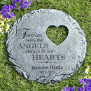 Let's Make Memories Personalized Always in Our Hearts Memorial Garden Stone - Sympathy Marker by CozyNest Decor