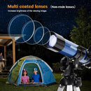 AOMEKIE Telescopes 40/400 with Tabletop Tripod 2 Eyepieces Portable Telescopes for Astronomy Beginners with Finderscope and Compass,Space, Gifts by TinyTreasures Baby Boutique