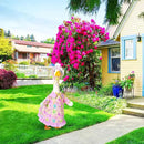 Spring Butterfly Goose Outfit Lawn Porch Goose Clothes 23" Spring Butterfly Outdoor Patio Yard Lawn Art Decoration by GreenHaven Gardens
