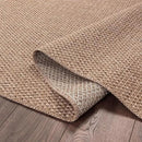 CAMILSON Easy Jute Rug 6x9, Indoor Outdoor Natural Color Farmhouse Area Rugs for Living Room Patio and Kitchen Rug, Solid Boho Woven Design, Easy-Cleaning, Washable Outside Carpet Alfombras (6 x 9) by CozyNest Decor