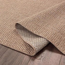 CAMILSON Easy Jute Rug 5x7, Indoor Outdoor Natural Color Farmhouse Area Rugs for Living Room Patio and Kitchen Rug, Solid Boho Woven Design, Easy-Cleaning, Washable Outside Carpet Alfombras (5 x 7) by CozyNest Decor
