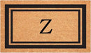 Calloway Mills 152961830Z Black Border 18" x 30" Monogram Doormat, (Letter Z) by CozyNest Decor