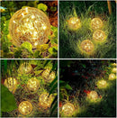 Honoson 3.9 Inch Solar Globe Lights Outdoor Waterproof, Solar Balls for Garden Cracked Glass Ball, Ground Landscape Garden Decor for Patio and Yard Lawn Backyard (12 Pieces) by GreenHaven Gardens