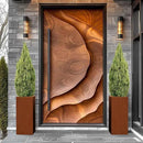 Corten Steel Metallic Heavy Planter for Outdoor Plants 14"x14"x30" Metal Planter Spliced Flower Pot with Partitions for Outside,Indoor,Garden (Corten, 14 * 14 * 30) by GreenHaven Gardens