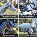 Dragon Solar Garden Statues Outdoor Decoration with LED Light Strings,Dragon Figurine Solar Lights Lawn Décor,Outside Statue Ornament for Patio, Balcony, Yard,Unique Gifts for Mom Grandma by CozyNest Decor