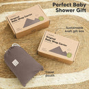 KeaBabies Baby Wrap Carrier - All in 1 Original Baby Carrier Newborn to Toddler Sling, Easy to Wear, Hands Free Bonding, Lightweight, Breathable Infant Wraps (Copper Gray) by TinyTreasures Baby Boutique