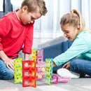 PicassoTiles 60 pc Magnet Tiles Building Block Travel Size Magnetic Marble Run Construction Toy Set Mini Diamond Marble RaceTrack Building Blocks Playset Education STEM Learning Kit Boy Girl 3+ PTMG60 by TinyTreasures Baby Boutique