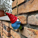 Hanging Gnome Garden Statue Decoration,Climbing Gnomes Statue Figurine Ornament for Indoor Outdoor Home Garden Decor by CozyNest Decor