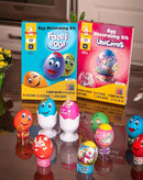 METMA 1999 Egg Decorating Kit Faces - Complete Decorative Eggs Set with Liquid Dyes, Stickers, Egg Spinner, and More - Fun Easter Egg Dye Kit Arts and Crafts for Kids (Faces Eggs) by TinyTreasures Baby Boutique