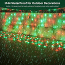 Led Net Lights Christmas Lights Outdoor Red and Green Christmas Net Lighting with 121Led Mini Globe Lights 5ftx5ft, Outdoor Indoor Fairy Mesh Net Lights for Christmas Tree, Bushes, Shrubs Decorations by GreenHaven Gardens