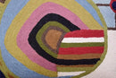 Hundertwasser Modern Pillow Cover Contemporary Pillowcase Outdoor Abstract Couch Accent Throw Pillowsham Mid Century Chair Cushions Handmade Wool Size 18x18 by CozyNest Decor