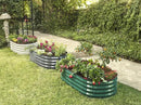 Galvanized Raised Garden Beds Outdoor // 4×2×1 ft Planter Raised Beds for Gardening, Vegetables, Flowers // Large Metal Garden Box (Gray) // Patent Pending Tool-Free Assembly by GreenHaven Gardens