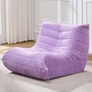 Bean Bag Chairs for Adults Giant Bean Bag Chair Memory Foam BeanBag Chair Big Bean Bag Sofa with Filler Faux Fur Fireside Beanbags Lazy Sofa for Living Room Bedroom Dorm Office (Purple Corduroy) by CozyNest Decor