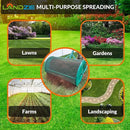 LANDZIE - The Original 24 Inch Compost and Peat Moss Spreader Roller - Top Soil, Sand, Manure, Mulch, Top Dressing Lawn and Garden Spreader by GreenHaven Gardens