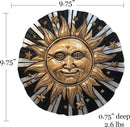 Spoontiques - Garden Décor -Sunface Stepping Stone - Decorative Stone for Garden by GreenHaven Gardens