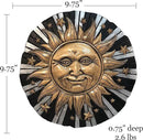 Spoontiques - Garden Décor -Sunface Stepping Stone - Decorative Stone for Garden by CozyNest Decor