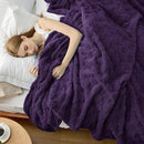 Bedsure GentleSoft King Size Blanket for Bed - Super Soft Cozy Blankets for Women Men Girls, Large Fuzzy Fleece Throw for Bedroom Decor, Purple,108x90 Inches by CozyNest Decor
