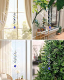 1 Pack Crystal Suncatcher, Hanging Sun Catcher Prism with String Rainbow Maker Suncatchers for Windows, Room, Outdoor, Car Mirror, Whimsical Home Garden Decor by GreenHaven Gardens