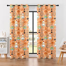 Kids Space UFO Rocket Blackout Curtains - 100% Blackout, Thermal Insulated, Noise Reducing, Perfect for Kids Room and Nursery, 2 Panels (Sunny Space Parade, W52×L84) by TinyTreasures Baby Boutique