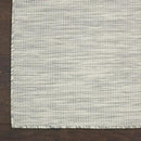 Nourison Home Positano 9' x 12' Light Grey Modern Indoor/Outdoor Rug Polypropylene by GreenHaven Gardens