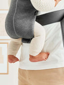 BabyBjörn Baby Carrier Mini, Dark Gray, 3D Jersey Infant Carrier (7-25 lbs), Ergonomic, Easy-to-Use by TinyTreasures Baby Boutique