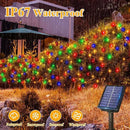 Ollny Solar String Lights Outdoor, 66FT 200LED Solar Fairy Lights with 8 Modes, IP67 Waterproof for Outside Yard Garden Patio Camping Party, Multicolor by GreenHaven Gardens