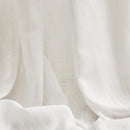 MYSKY HOME Natural Linen White Curtains 84 Inches Long, Semi Sheer Soft Cotton Window Drapes Set for Living Room Back Tab Elegant Cute Look Country Bedroom Curtains, 50" x 84", Beige, Pack-2 by CozyNest Decor