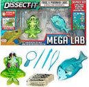 Top Secret Toys Mega Lab Dissect It Kit for Kids, Synthetic Frog and Piranha Dissection Kids Science Kit with Tools, STEM Biology Toys for Ages 6+ by TinyTreasures Baby Boutique
