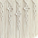 Achart Macrame Wall Hanging Large- Boho Wall Decor- large wall art- Wall Decor Living Room- Macrame Tapestry Boho Decor for Bedroom (Beige-Flower) by CozyNest Decor