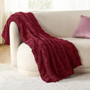 Bedsure GentleSoft Red Throw Blanket for Couch - Super Soft Cozy Blankets Gifts for Women Men Girls, Cute Small Fleece Throws for Bedroom Home Decor, 50x70 Inches by CozyNest Decor