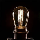 Hometown Evolution, Inc. 50 Foot E26 Commercial Edison Bulb String Lights with 25 Suspended Sockets and S14 Lantern Edison 11 Watt Bulbs by GreenHaven Gardens