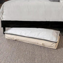 Household Essentials Cotton Canvas Under Bed Clothing and Linen Storage Bag | Natural by CozyNest Decor
