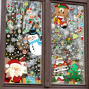 Christmas Window Clings - Christmas Large Window Stickers for Glass Window, Reusable Static Vinyl Double-Sided Winter Decals, Cute Snowflake Snowman Holiday Xmas Decorations, 197 PCS/9 Sheet by CozyNest Decor