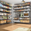 REIBII 83"H Storage Shelves 3840LBS Metal Shelving Unit Garage Shelving Heavy Duty 6 Tier Commercial Adjustable Wire Shelving for Storage Rack for Pantry, Garage, Kitchen, 83"H x 55.5"W x 18"D, 2PCS by CozyNest Decor