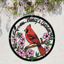 Personalized Name Garden Cardinal Metal Signs with Stake, Custom Family Name Yard Decor for Outdoor Outside, Cardinal Lawn Patio Stake Gardening Enthusiasts Grandmothers Gift by CozyNest Decor
