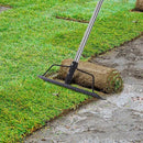 15 Inch Wide Bow Rake, 16 Steel Tines Metal Head Rake Tool with Stainless Steel Handle, Adjustable Long Handle Garden Rake for Loosening Soil Leveling Mulch Gathering Lawns Leaves