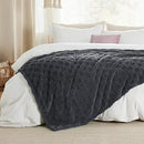 Bedsure GentleSoft Dark Grey Throw Blanket for Couch - Checkered Fleece Blankets Gifts for Women Men Girls, Cute Soft Cozy Throw for Bedroom Home Decor Gifts, 50x60 Inches by CozyNest Decor