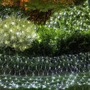 White Net Lights for Bushes - 360 LED Christmas Net Lights Plug in with Remote, 12 x 5ft Extendable 8 Modes Christmas Net Lights Waterproof for Gazebo Lawn Wedding Patio Garden Bush Tree Decoration by GreenHaven Gardens