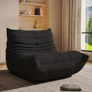 Bean Bag Chair, Oversized Bean Bag Chair for living Room, Fireside Chair for adults with Memory Foam Filled, Big Accent Sofa Lounge Floor Sofa for Gaming, Reading, Relax, No Assembly Required. (Black) by CozyNest Decor