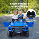 24V 10Ah Ride on Toy for Big Kids, 4WD 2 Seater Electric SUV Kids Car to Drive w/Remote Control, 4x200W Motors - Blue by TinyTreasures Baby Boutique