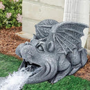 Gothic Gargoyle Statue Decor, Gutter Downspout Splash Block & Diverter, Lifelike Garden Rain Downspout Diverter, 3"x4" Decorative Gutter Extension, Outdoor Gargoyle Statues, Unique Home Accent by GreenHaven Gardens